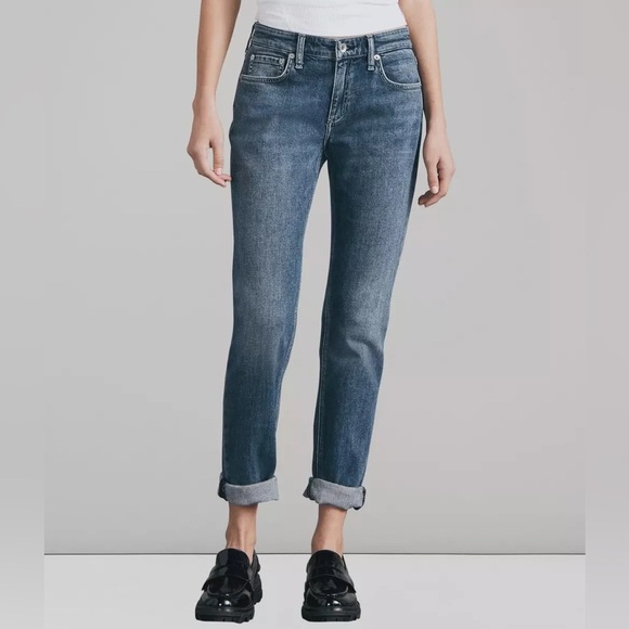 Rag & Bone Dre Low-Rise Boyfriend Denim Jeans Size 27 - Picture 10 of 11